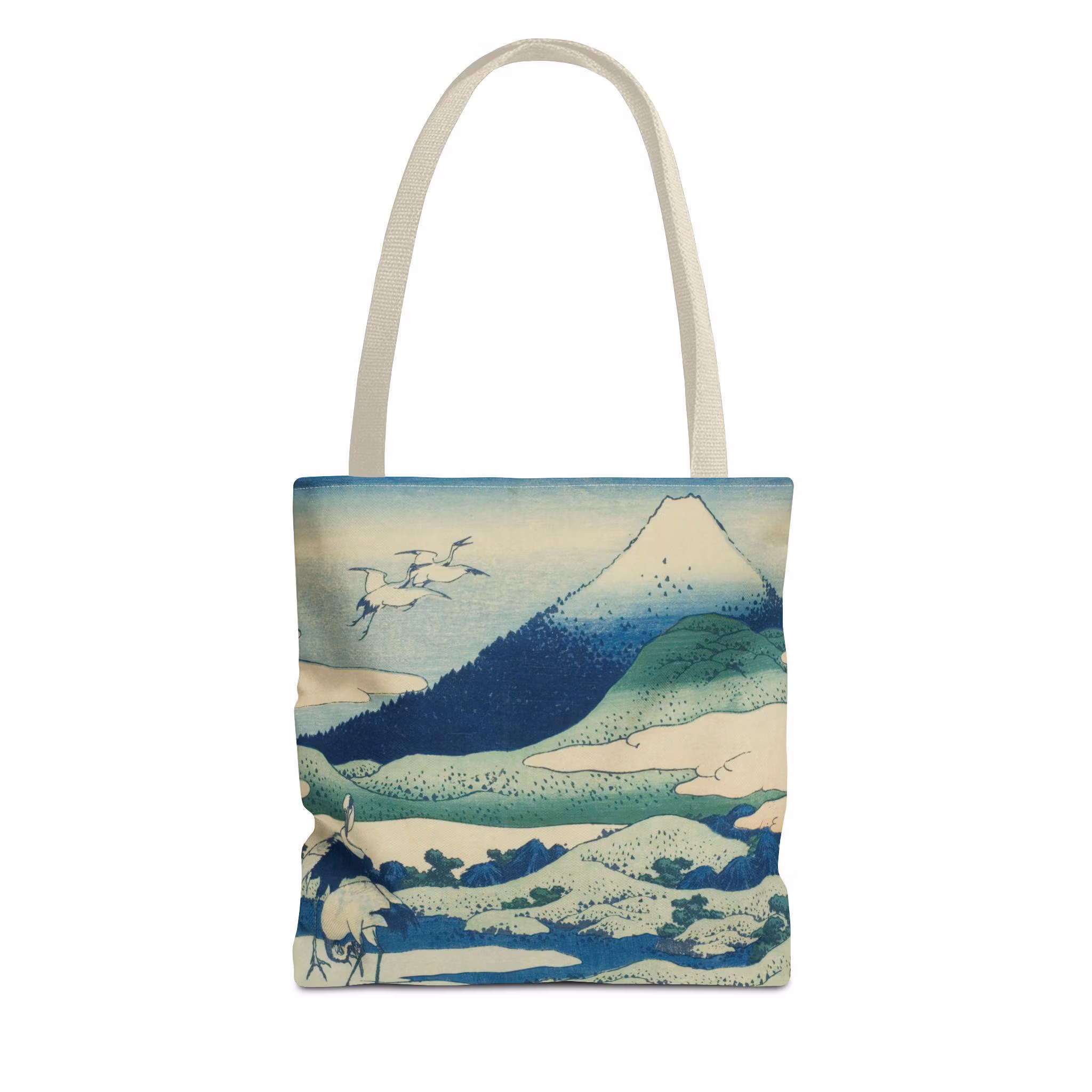 Mount Fuji View from Umezawa Marsh by Katsushika Hokusai - Japanese Ukiyo-e Tote Bag